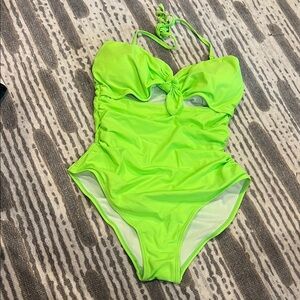 Lime Green Swimsuit